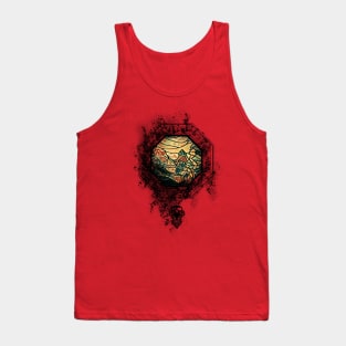 Relic • Black Mold Stained Glass Tank Top